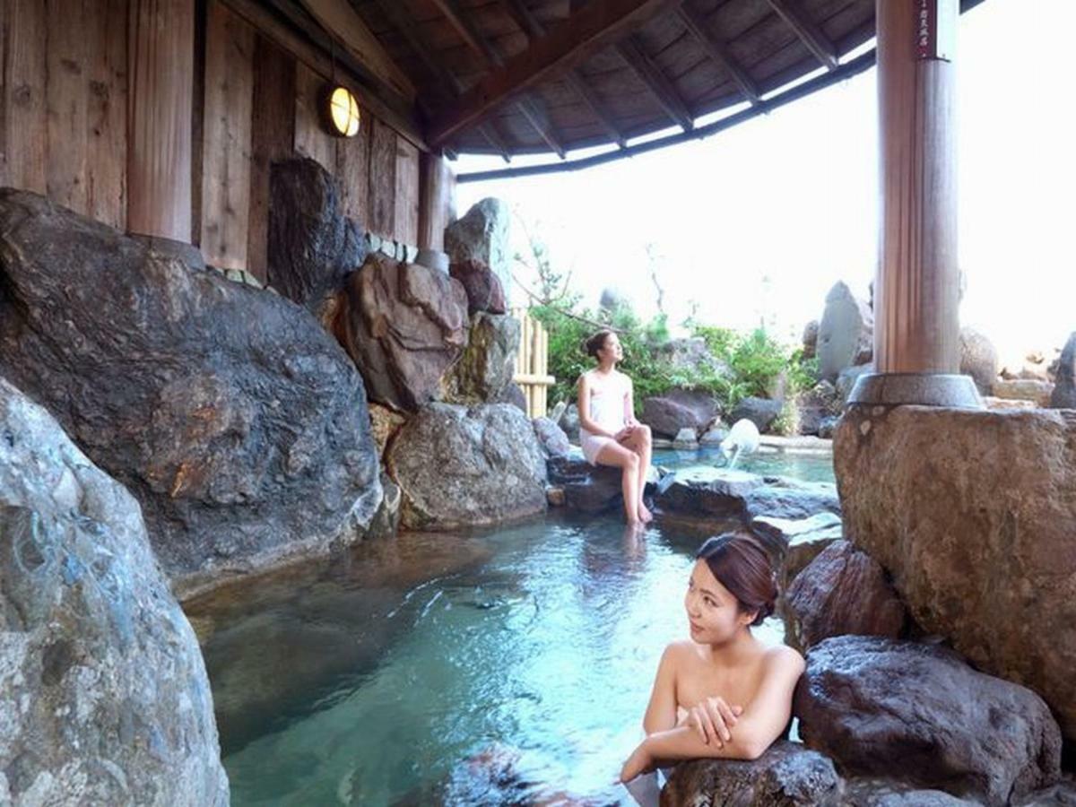 Hotel Awara Onsen Hot Spring Koubou Gurabaatei Exterior foto